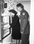 Sergeant Robert Sears and Miss Carolyn Reed in future home