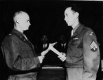 Sergeant Robert Crow and Major E. J. Woodall