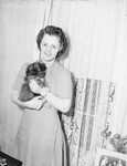 Mrs. G. K. Soflin and dog