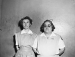 Nurses Aides. Mrs. Ray Dunnaway and Mrs. S. McNamara