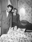 Frank Bailey, Eddie Workman with Mrs. S. E. Durrett and new born daughter Frances