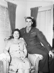 Captain Bruce Reynolds and his mother