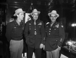 Lieutenant Wayne F. Austin, Major John T. Godfrey and Major Don S. Gentile