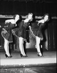 Can-can dancers, Pauline Jones, Patty Cosby, and Lottie Owens