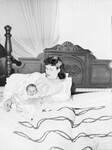 Mrs. C. E. West and infant daughter, Cyanna Jean West
