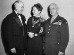 Amon Carter with Lieutenant General and Mrs. Yount