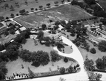 Air view of the home of Amon G. Carter