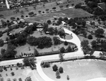 Air view of the home of Amon G. Carter
