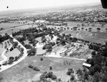 Air view of the home of Amon G. Carter