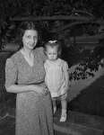 Mrs. Lester Hanks and daughter