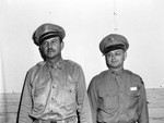 Left to right, Major Robert H. Looney Junior and Captain Harold O. Fichte, both of Tarrant Field