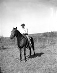 Buster Rothwell at Mill Iron Ranch,Wellington, Texas by Frank Reeves Sr.