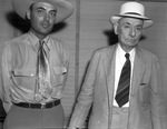 Left to right, H. Coon, Dalhart, with his uncle, R. S. Coon, of Dalhart and Houston, Texas