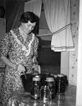 Mrs. Joe Harris Canning Beets