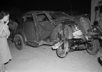 Wrecked car of Richard A. Healy