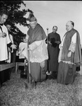 Ground breaking ceremony for St. George's Catholic Church