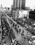 The All American Rodeo and Horse Show Parade in downtown Fort Worth, Texas