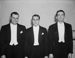 Escorts of the Assembly Ball Debutantes: Wiley Clarkson Jr., Ernest Fender Jr., J. Lee Johnson by Ray Cox Studio