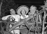 Lion's Club Barn Dance: J. W. Hoskins, Mrs. W. H. Marshall, and Roger C. Neely