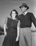 Mrs. Elizabeth Hicks, of California, and Ben Hogan, professional golfers.