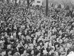 Audience at the inauguration of Governor W. Lee O'Daniel