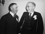 Frank W. Hogan (right) faculty member at Texas Christian University (T. C. U.) and Charles E. Gaches of Mount Vernon, Washington