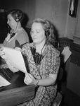 Nell Holland, night operator at the Postal Telegraph headquarters