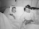 The Green brothers from Weatherford, Texas in hospital beds