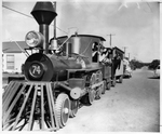 Replica of Texas Central train