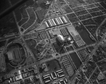 Aerial view of the 1953 Southwestern Exposition and Fat Stock Show by Wilburn Davis