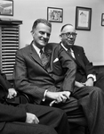 Evangelist Billy Graham with Baylor University president Dr. W. R. White