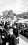 Bass and Richardson family members at Sid W. Richardson's funeral by Joe McAulay