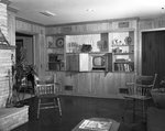 Interior design of den-kitchen of Doc St. Clair home
