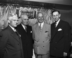 Frisco officials Quin Baker of Quanah, F. A. Thompson of St. Louis, Clark Hungerford of St. Louis, and W. H. Armbrecht Jr.