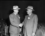 Amon Carter, left, and John W. Carpenter, Dallas