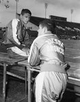 Joe Childress and Edward Jackson at Southwestern Recreation track meet
