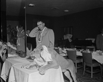 Charles E. Hipp with Blondie in Hotel Texas by Dub McPhail