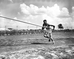 TCU Ronald Fraley pole vaulter at track meet