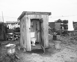 Outhouse in the Riverside rent house district