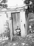 Outhouse in the Riverside rent house district