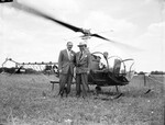 Series of negatives on the groundbreaking of Bell Aircraft Corporation helicopter plant at Hurst