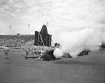 National Guardsmen firing a salute to General Douglas MacArthur