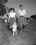 Star-Telegram Junior, Circulation Scenes. Jackie and Jim Harries and son, Larry