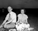 Ranch & Farm. Series on Hereford Association dinner at the C. S. Hutchison Ranch near Godley. Mr. and Mrs. R. A. Greenfield, Fort Worth