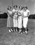 Junior City Golf Tournament: Gail Peterson, Jane Leonard, Janet Isaack, and Claire Nemoede by Al Panzera