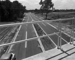 Fort Worth's University Drive, looking south from the Texas and Pacific Railway overpass