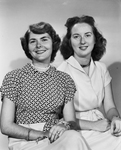 Miss Virginia Wilson , left, and Miss Bettye Prachyl