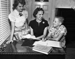 Mrs. Ralph Eubank with son and daughter