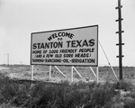 Stanton Texas sign
