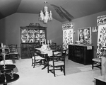 Dining room in the T. A. Mitchell home